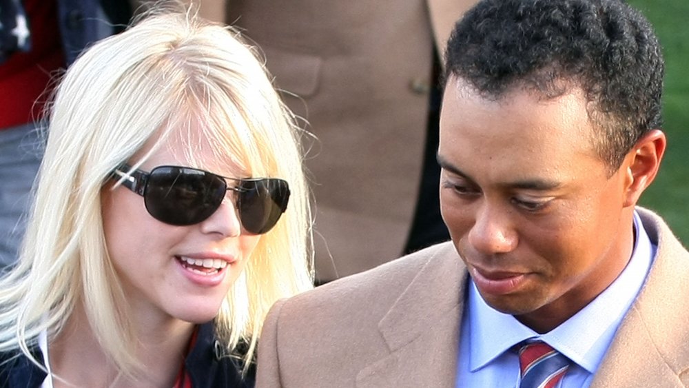 Elin Nordegren y Tiger Woods uno al lado del otro