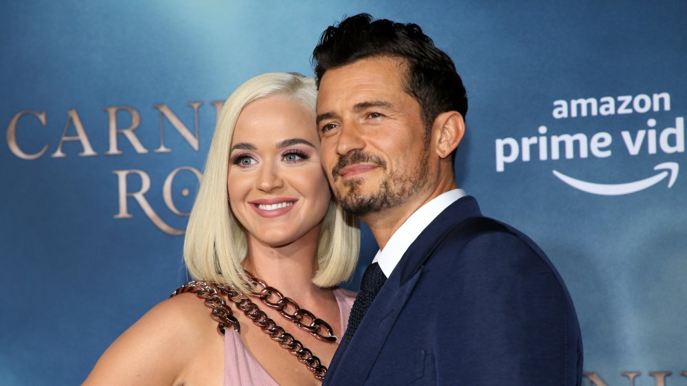 Katy Perry y Orlando Bloom en el estreno de Carnival Row en Los Ángeles en 2019