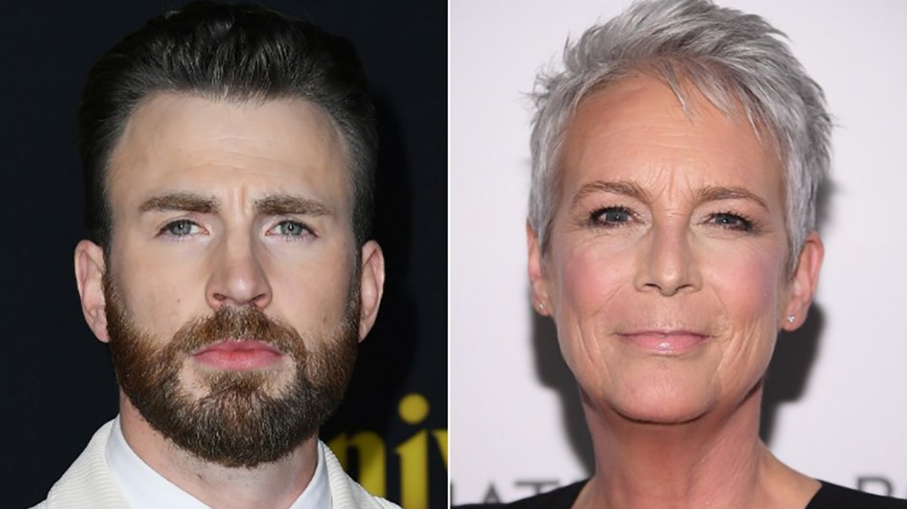 Chris Evans y Jamie Lee Curtis