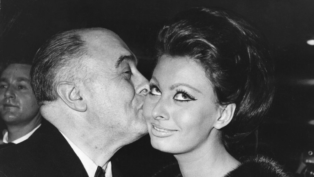 Carlo Ponti y Sophia Loren