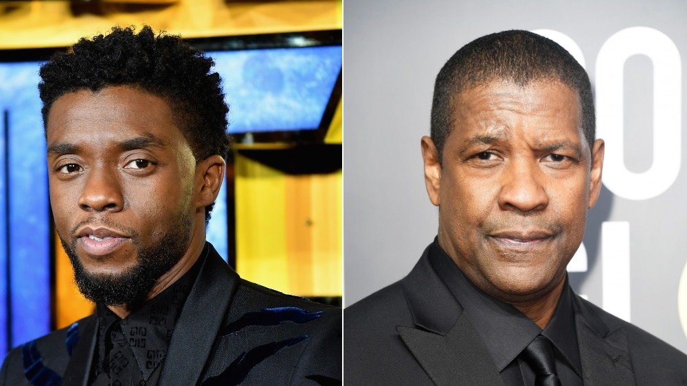 Chadwick Boseman y Denzel Washington