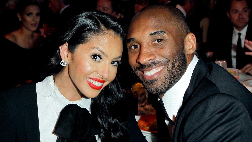 Vanessa Bryant y Kobe Bryant en la cena