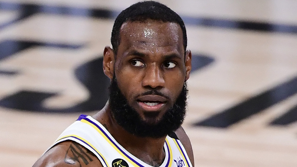 LeBron James durante las Finales de la NBA 2020