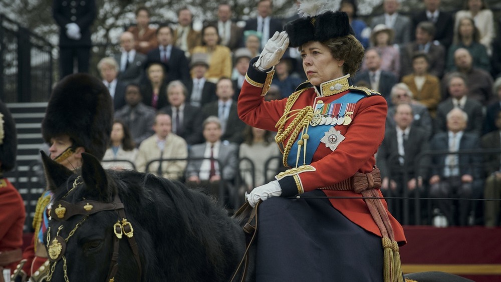 Olivia Colman como la reina Isabel II en The Crown