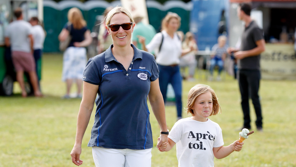 Zara Tindall y su hija Mia Tindall