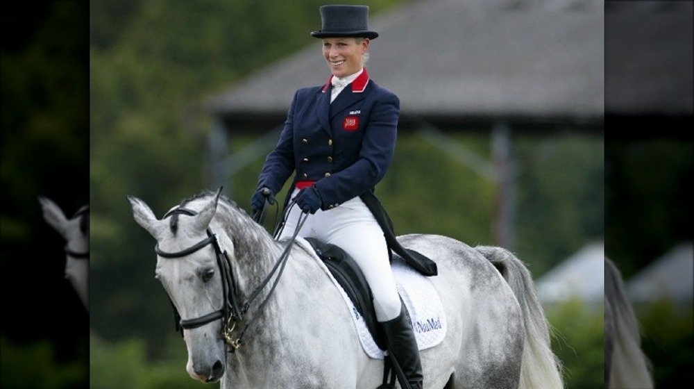 Zara Tindall a caballo