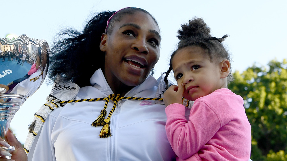 Serena Williams y Alexis Olympia Ohanian Jr. 