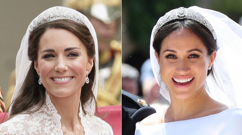 Vestidos de novia de Kate Middleton y Meghan Markle