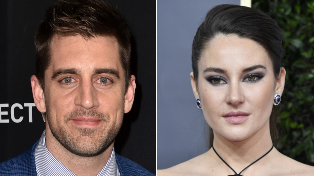 Aaron Rodgers;  Shailene Woodley