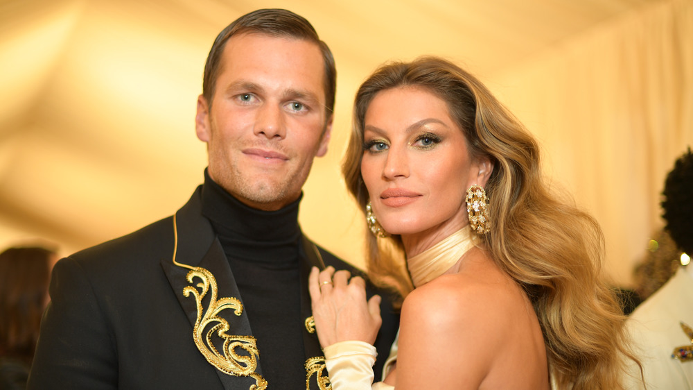 Tom Brady, Gisele Bundchen posando