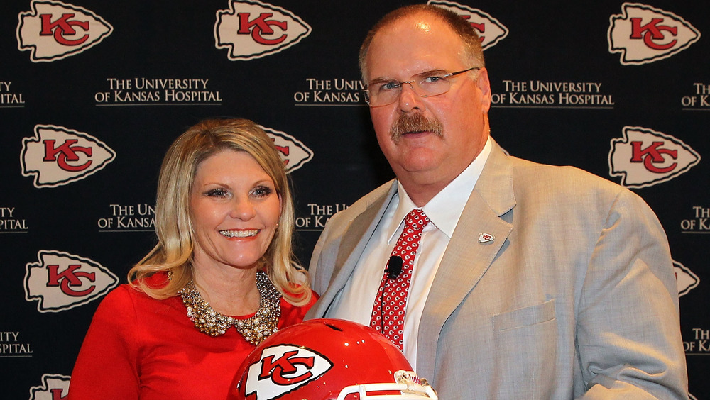 Pose de Tammy Reid y Andy Reid