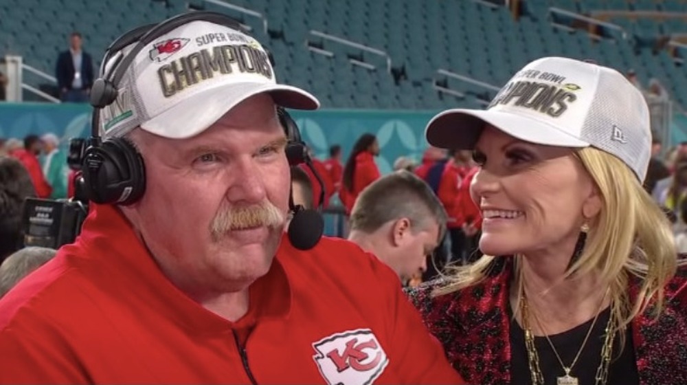 Entrevista a Andy Reid y Tammy Reid ESPN después de ganar el Super Bowl 2020 