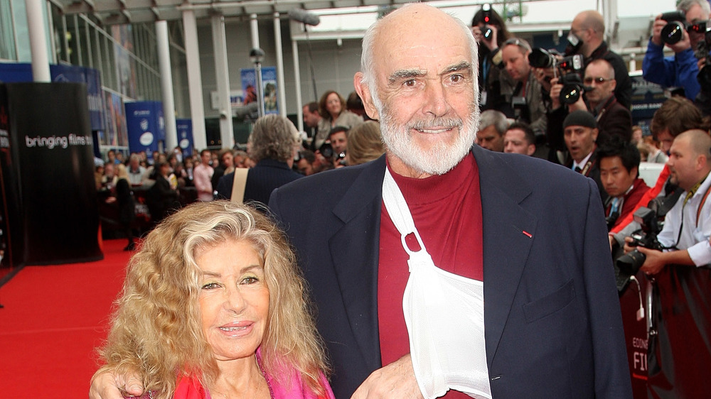 Micheline Roquebrune y Sean Connery