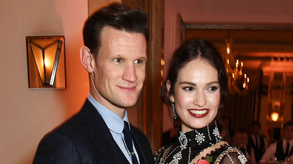 Lily James y Matt Smith