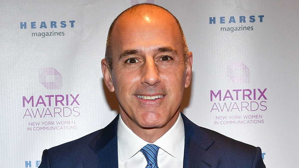 Matt Lauer posa en Nueva York en 2017