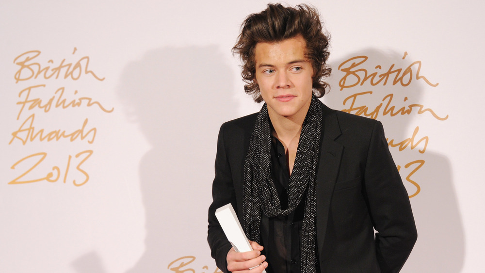 Harry Styles en los British Fashion Awards en 2013