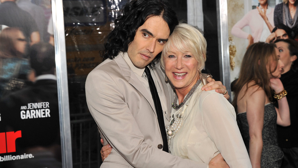 Helen Mirren y Russell Brand