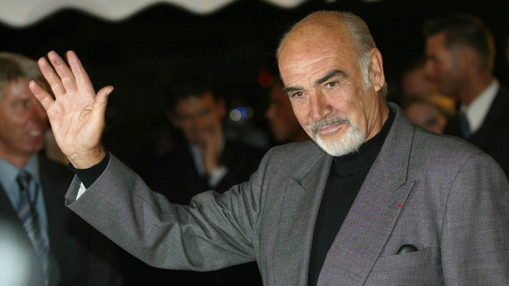 Sean Connery en el estreno de la película