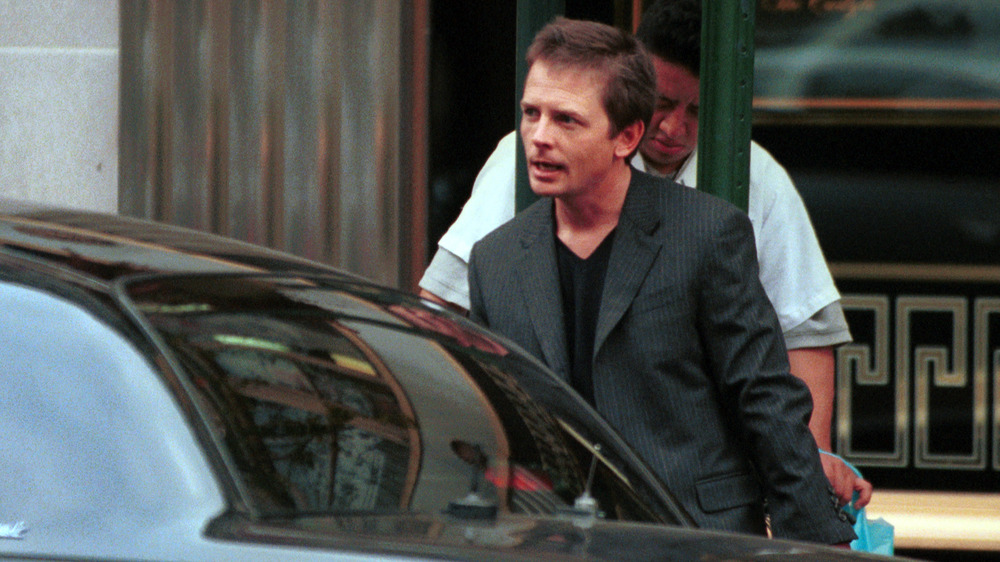 Michael J. Fox en Nueva York en 2000