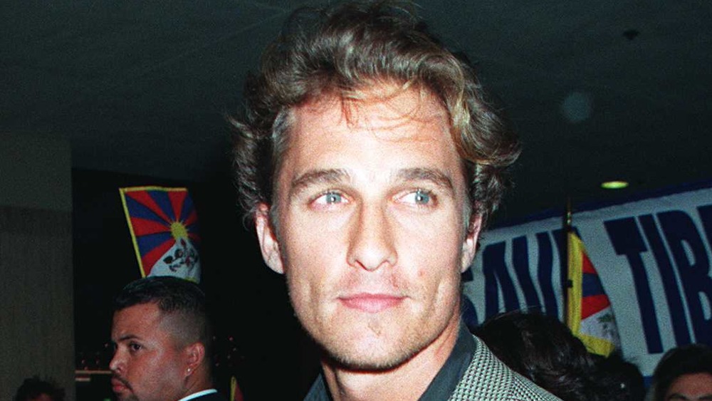 Matthew McConaughey en el estreno de una película de 1997