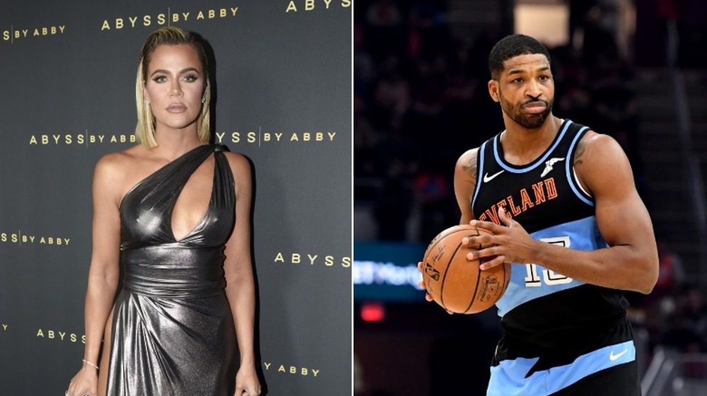 Khloe Kardashian y Tristan Thompson;  división