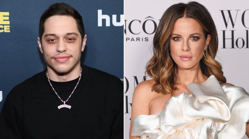 Pete Davidson y Kate Beckinsale;  división