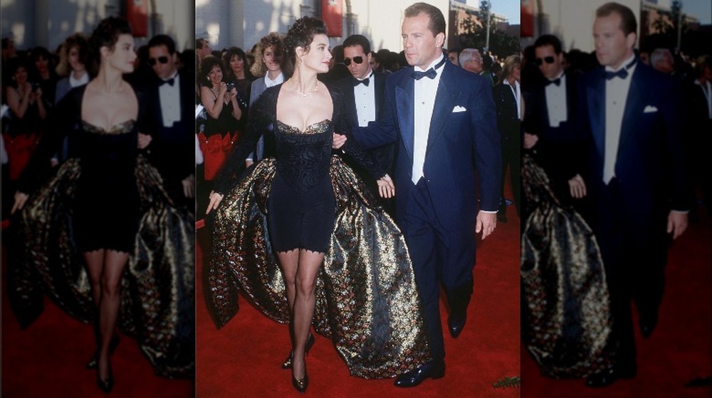 Bruce Willis y Demi Moore en los Oscar