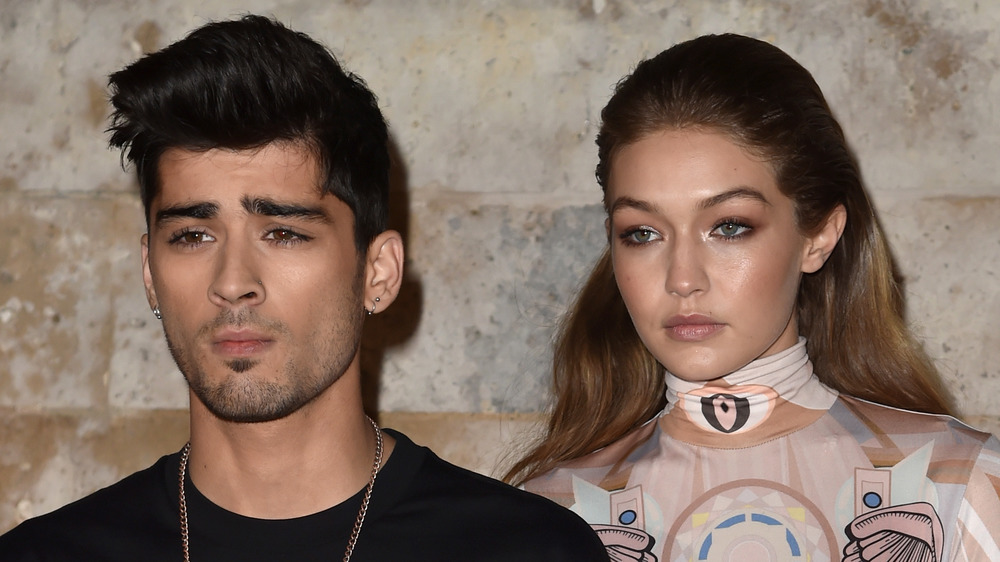 Zayn Malik y Gigi Hadid en la Semana de la Moda de París en 2016