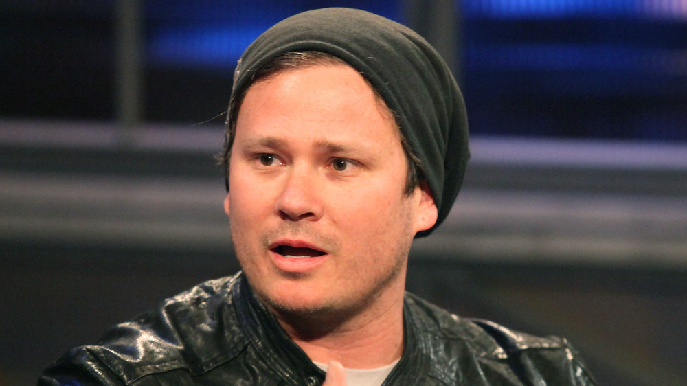 Tom DeLonge en una grabación de Hoppus on Music en 2011