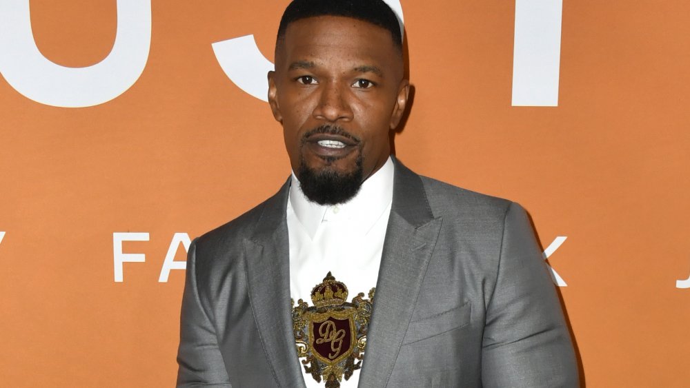 Jamie Foxx en la proyección de 2020 de 'Just Mercy'