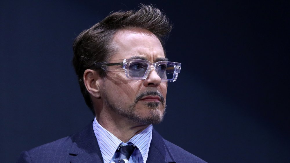 Robert Downey Jr. en un evento de fans de los Vengadores