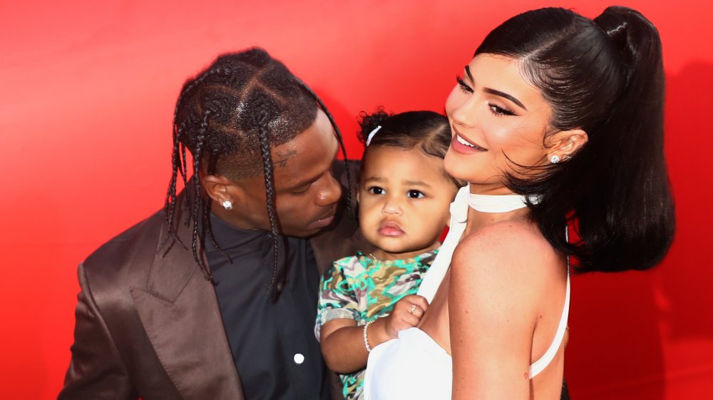 Travis Scott, Stormi Webster y Kylie Jenner asisten al estreno de Travis Scott: "Look Mom I Can Fly"