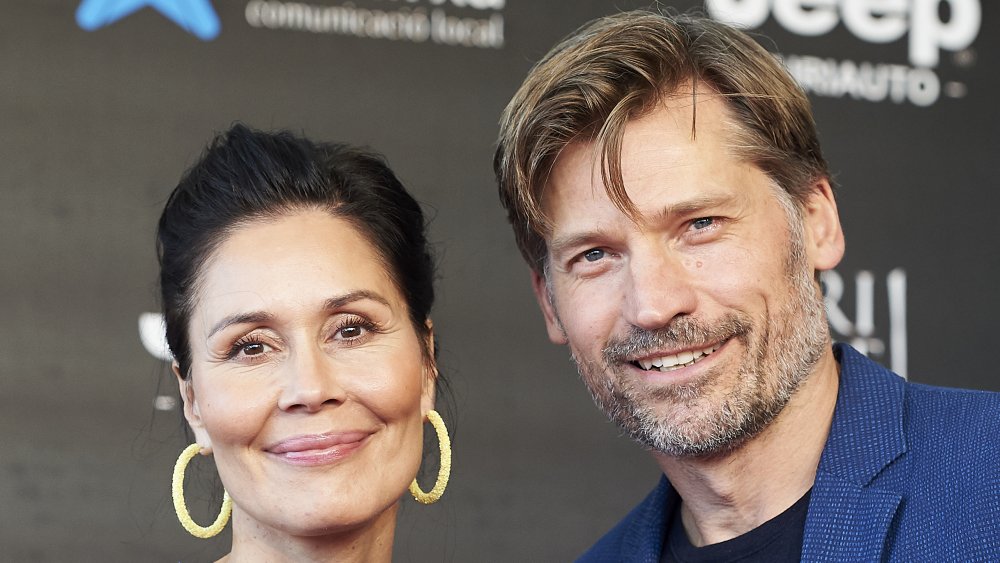 Nukâka Coster-Waldau y Nikolaj Coster-Waldau en una alfombra roja