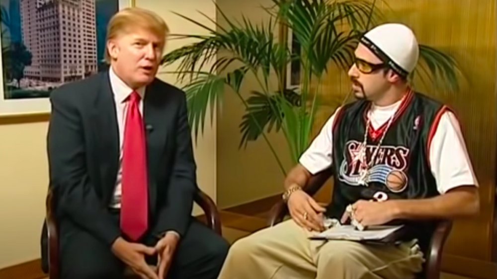 Donald Trump y Sacha Baron Cohen en Da Ali G Show 