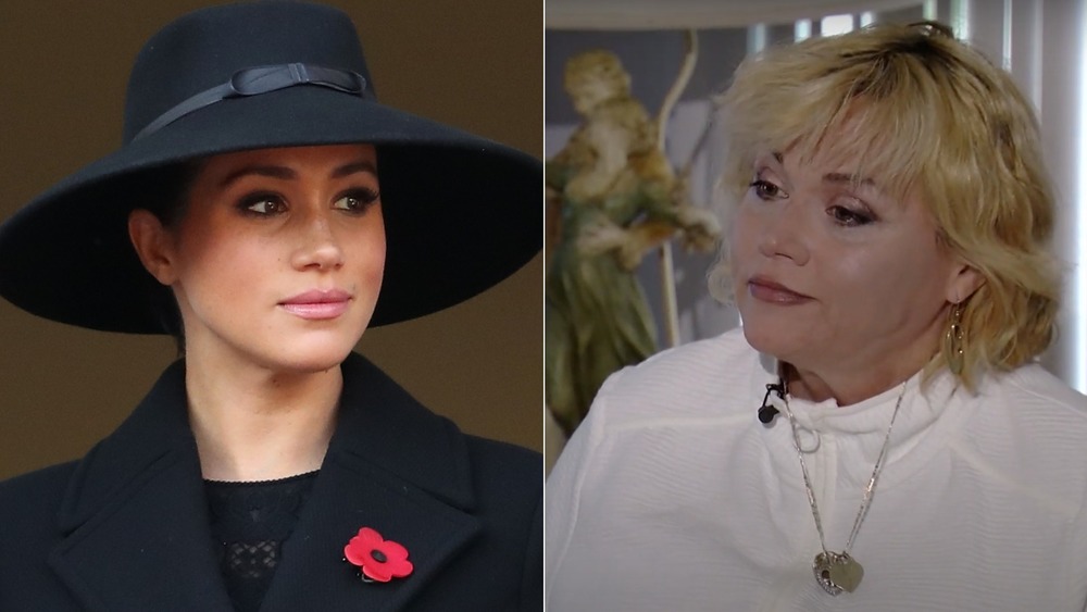 Meghan Markle mirando, Samantha Markle mirando 