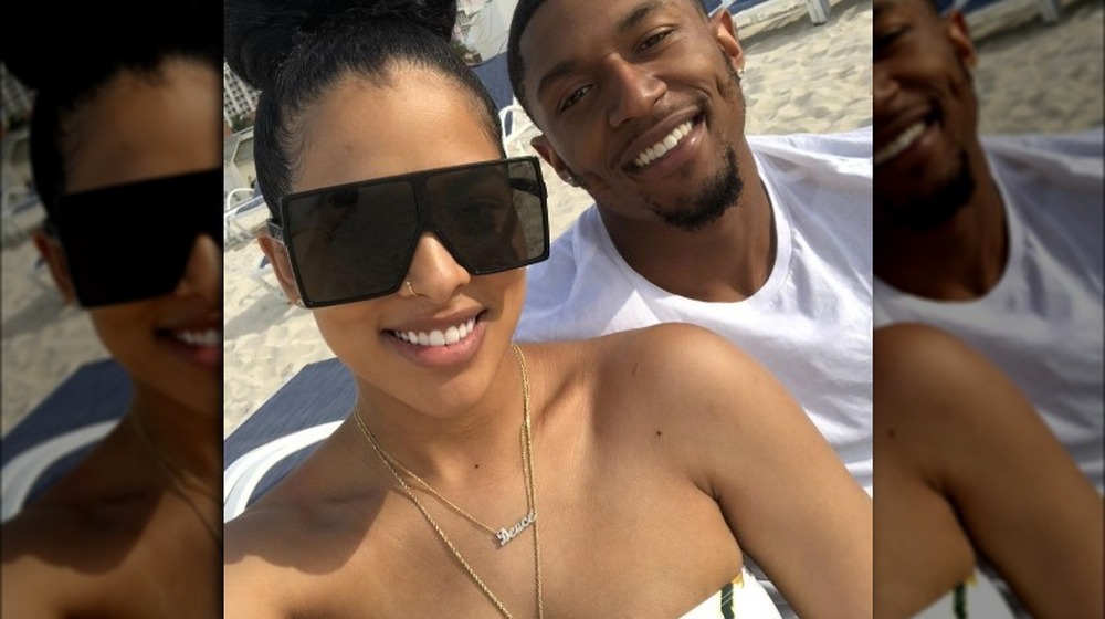 Selfie de Kamiah Adams y Bradley Beal