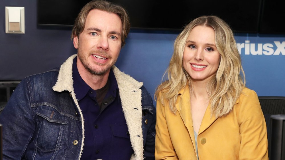 Dax Shepard y Kristen Bell en el programa de radio SiriusXM