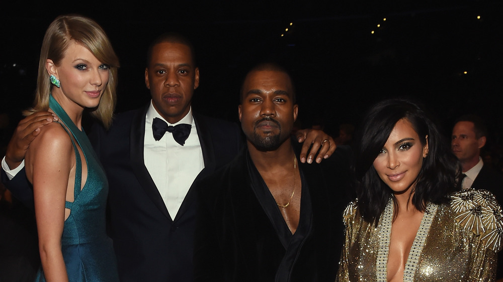 Taylor Swift, Jay-Z, Kanye West y Kim Kardashian