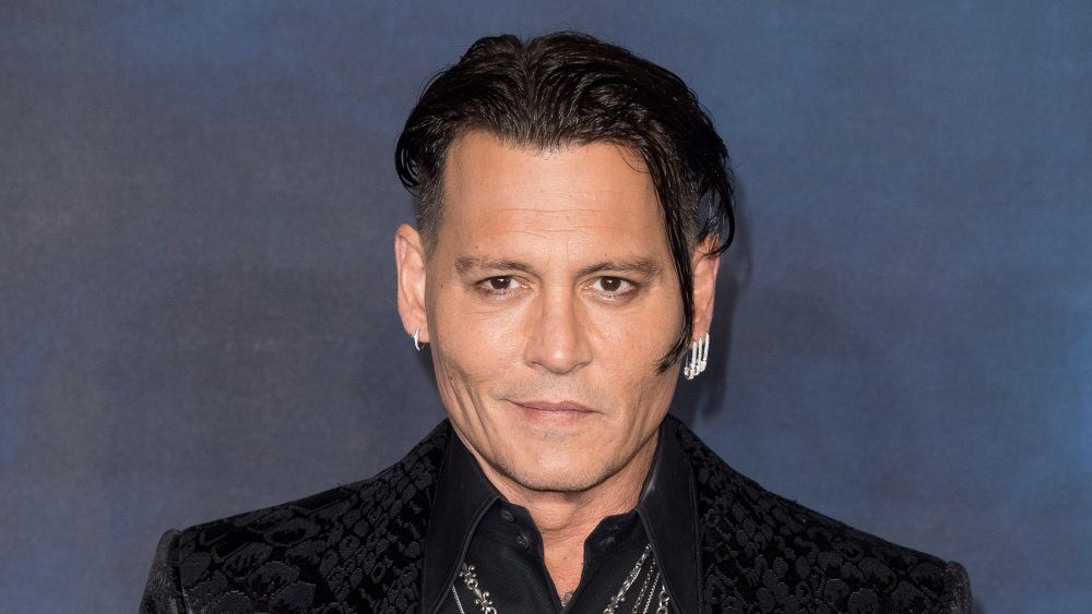 Johnny Depp en el estreno de Los crímenes de Grindelwald