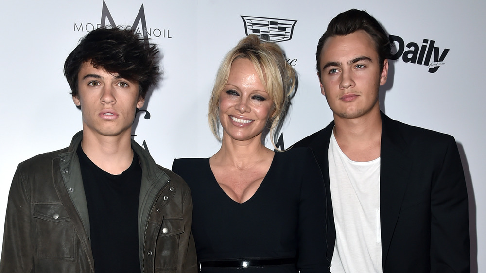 Dylan Lee, Pamela Anderson y Brandon Lee