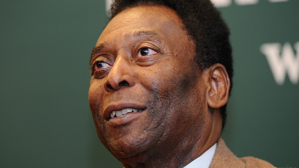 leyenda del fútbol Pele