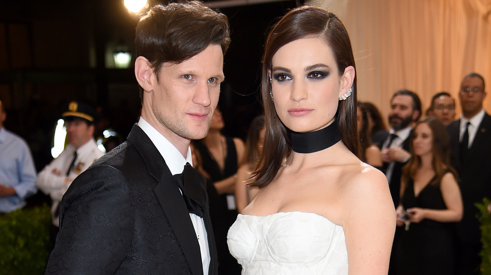 Lily James y Matt Smith