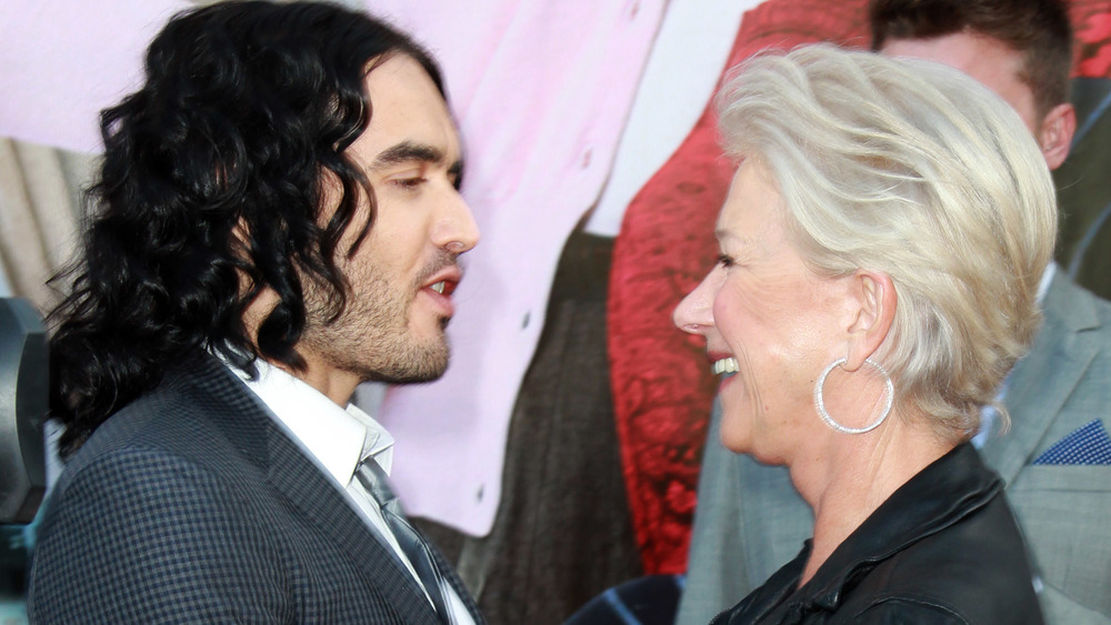 Helen Mirren y Russell Brand