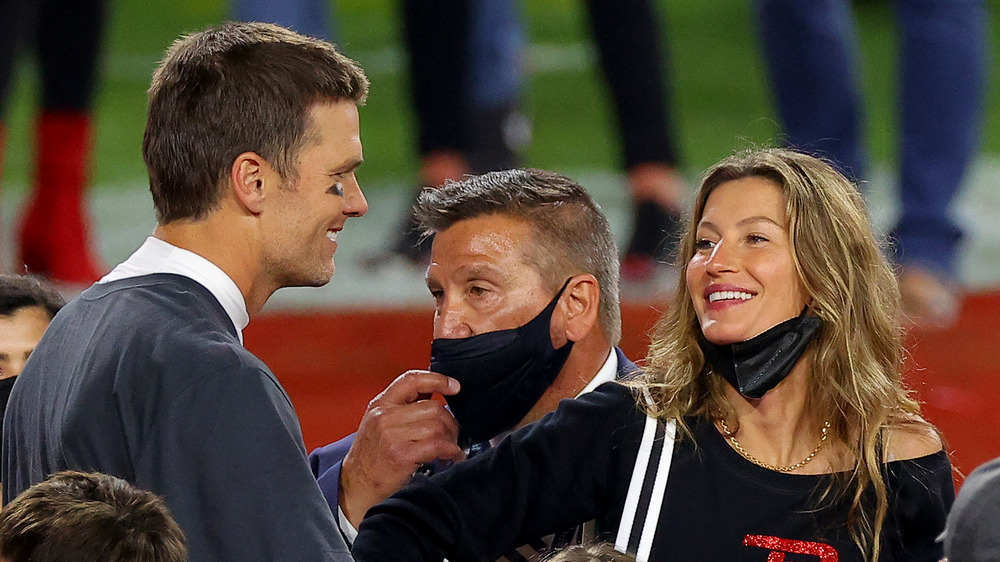 Tom Brady y Gisele Bundchen comparten una sonrisa