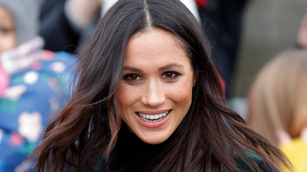 Meghan Markle sonriendo