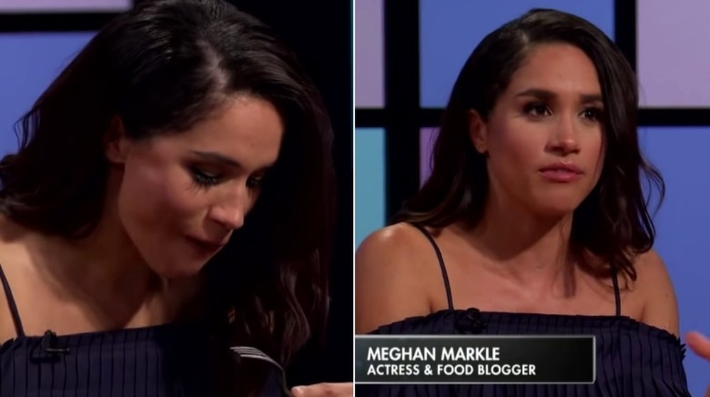 Capturas de pantalla de Meghan Markle en Chopped Junior 