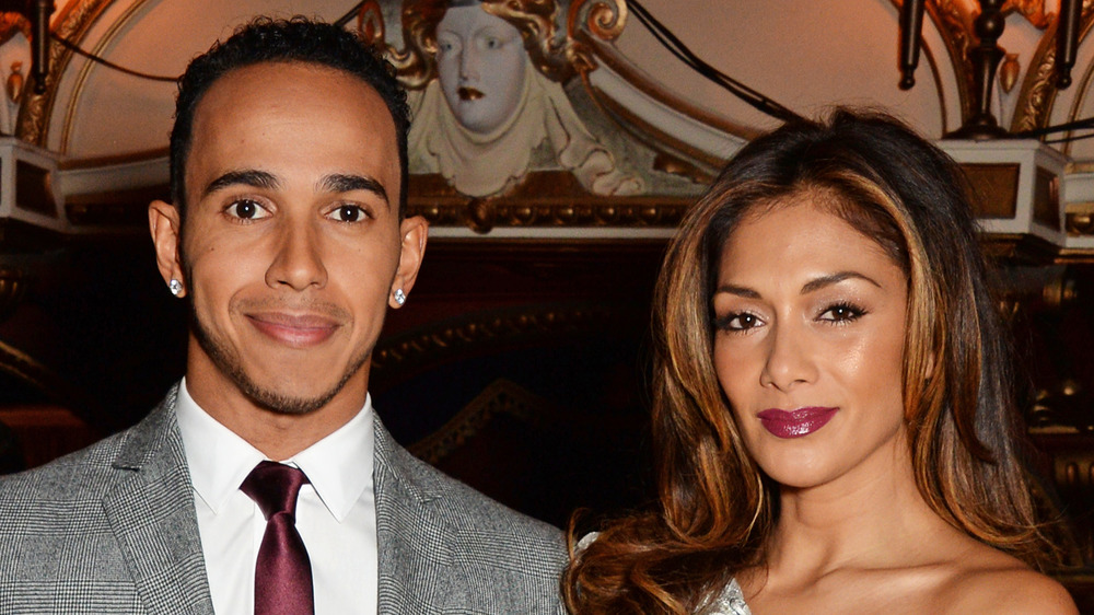 Nicole Scherzinger y Lewis Hamilton