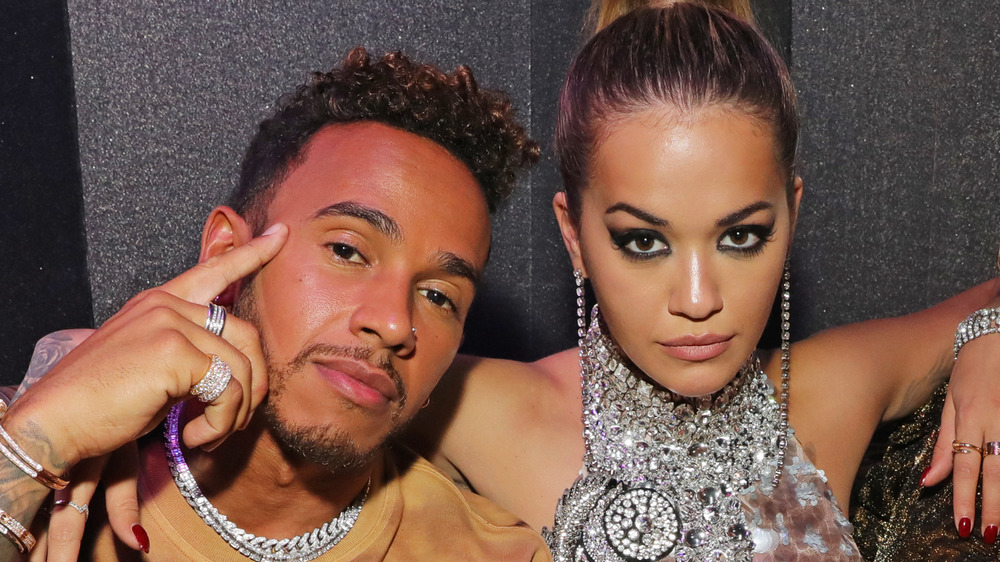 Lewis Hamilton y Rita Ora