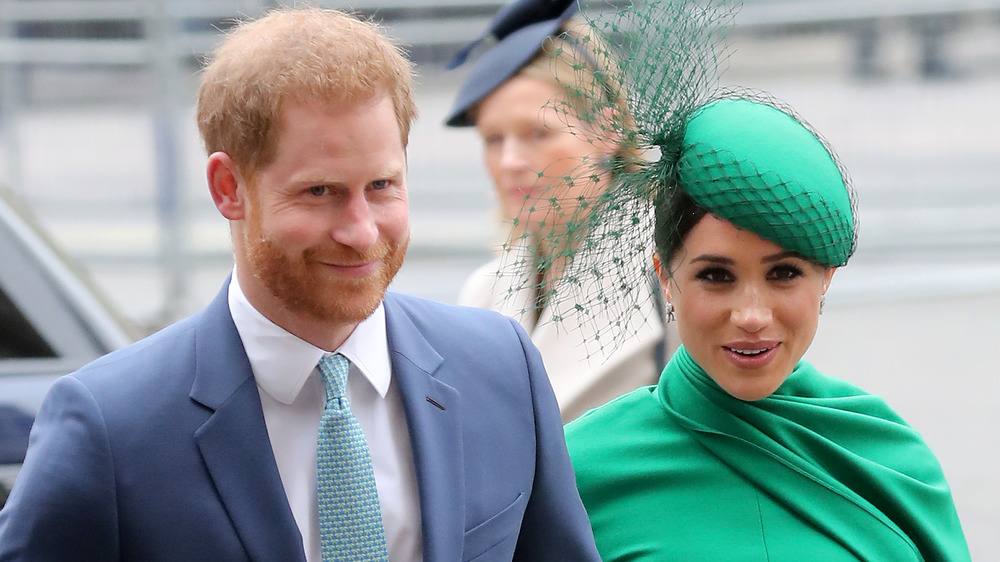 El príncipe Harry y Meghan Markle durante una aparición pública