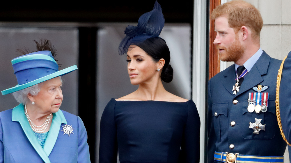 Reina Isabel II, Meghan Markle, Príncipe Harry